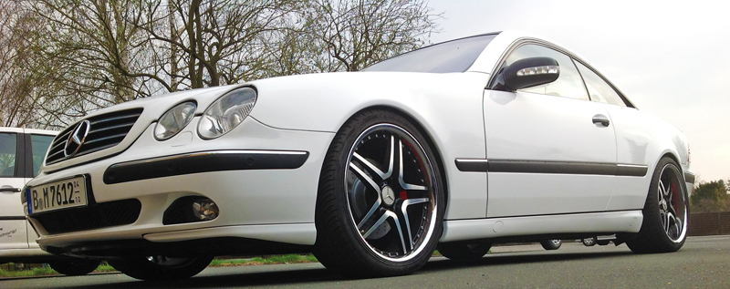 Mercedes 500 Seite Folie